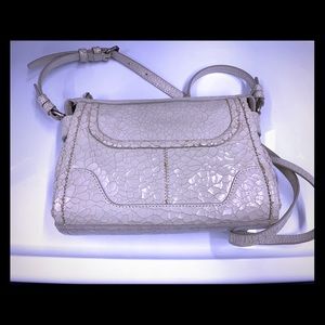 Frye Mel cracked leather crossbody